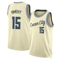 Milwaukee #15 Ament Player Basketball Sleeveless Cream Jersey Nate For Adult Youth