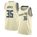 Milwaukee #35 Nance Player Basketball Sleeveless Cream Jersey Pete For Adult Youth