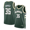 Milwaukee #35 Nance Player Basketball Sleeveless Green Jersey Pete For Adult Youth