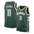 Milwaukee #11 Herro Player Basketball Sleeveless Green Jersey Tyler For Adult Youth