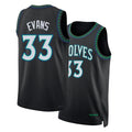 Minnesota #33 Evans Player Basketball Sleeveless Black Jersey Isaiah For Adult Youth
