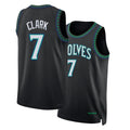 Minnesota #7 Clark Player Basketball Sleeveless Black Jersey Jaylen For Adult Youth
