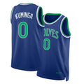 Minnesota #0 Kuminga Player Basketball Sleeveless Blue Jersey Jonathan For Adult Youth