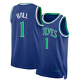 Minnesota #1 Ball Player Basketball Sleeveless Blue Jersey LaMelo  For Adult Youth
