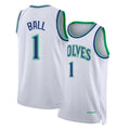 Minnesota #1 Ball Player Basketball Sleeveless White Jersey LaMelo For Adult Youth