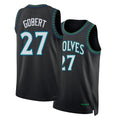 Minnesota #27 Gobert Player Basketball Sleeveless Black Jersey Rudy For Adult Youth