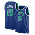 Minnesota #15 Pullin Player Basketball Sleeveless Blue Jersey Zyon For Adult Youth