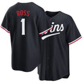 Minnesota #1 Ross Player Baseball Short Sleeve Navy Jersey Ben For Men Women Youth Gift