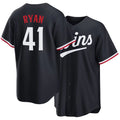 Minnesota #41 Ryan Player Baseball Short Sleeve Navy Jersey Joe For Men Women Youth Gift