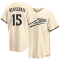 Minnesota #15 Keaschall Player Baseball Short Sleeve Cream Jersey Luke For Men Women Youth Gift