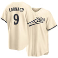 Minnesota #9 Larnach Player Baseball Short Sleeve Cream Jersey Trevor For Men Women Youth Gift