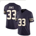 Minnesota #33 Jones Player Football V Neck Short Sleeve Purple Jersey Aaron For Men Youth Women Gift