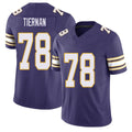 Minnesota #78 Tiernan Player Football V Neck Short Sleeve Purple Jersey Caleb For Men Youth Women Gift