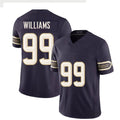 Minnesota #99 Williams Player Football V Neck Short Sleeve Purple Jersey Elijah For Men Youth Women Gift