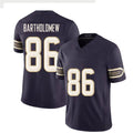 Minnesota #86 Bartholomew Player Football V Neck Short Sleeve Purple Jersey Gavin For Men Youth Women Gift