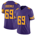 Minnesota #69 Loudermilk Purple Player Football V Neck Short Sleeve Jersey Isaiahh For Men Youth Women Gift