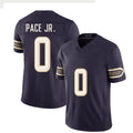 Minnesota #0 Pace Jr. Player Football V Neck Short Sleeve Purple Jersey Ivan For Men Youth Women Gift