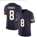 Minnesota #8 Thomas Player Football V Neck Short Sleeve Purple Jersey Jakobe For Men Youth Women Gift