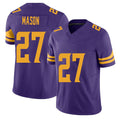 Minnesota #27 Mason Purple Player Football V Neck Short Sleeve Jersey Jordan For Men Youth Women Gift