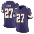 Minnesota #27 Mason Player Football V Neck Short Sleeve Purple Jersey Jordan For Men Youth Women Gift