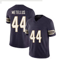 Minnesota #44 Metellus Player Football V Neck Short Sleeve Purple Jersey Josh For Men Youth Women Gift