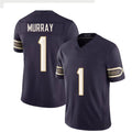 Minnesota #1 Murray Player Football V Neck Short Sleeve Purple Jersey Kyler For Men Youth Women Gift