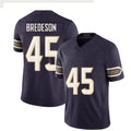 Minnesota #45 Bredeson Player Football V Neck Short Sleeve Purple Jersey Max For Men Youth Women Gift