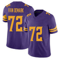 Minnesota #72 Van Demark Purple Player Football V Neck Short Sleeve Jersey Ryan For Men Youth Women Gift