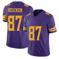 Minnesota #87 Hockenson Purple Player Football V Neck Short Sleeve Jersey T.J. For Men Youth Women Gift