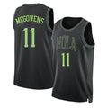 New Orleans #11 McGowens Player Basketball Sleeveless Black Jersey Bryce For Adult Youth