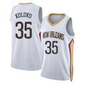 New Orleans #35 Koloko Player Basketball Sleeveless White Jersey Christian For Adult Youth