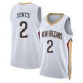 New Orleans #2 Jones Player Basketball Sleeveless White Jersey Herbert For Adult Youth