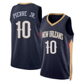 New Orleans #10 Pierre Jr. Player Basketball Sleeveless Navy Jersey Jaron For Adult Youth