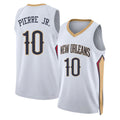 New Orleans #10 Pierre Jr. Player Basketball Sleeveless White Jersey Jaron For Adult Youth