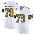 New Orleans #79 Wollschlaeger Player Football V Neck Short Sleeve White Jersey Alex For Men Youth Women Gift