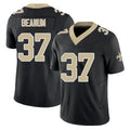New Orleans #37 Dalys Player Football V Neck Short Sleeve Black Jersey Beanum For Men Youth Women Gift