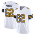 New Orleans #62 Jay'Viar Player Football V Neck Short Sleeve White Jersey Suggs For Men Youth Women Gift