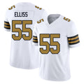 New Orleans #55 Kaden Player Football V Neck Short Sleeve White Jersey Elliss For Men Youth Women Gift