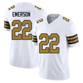 New Orleans #22 Martin Player Football V Neck Short Sleeve White Jersey Emerson For Men Youth Women Gift