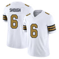 New Orleans #6 Tyler Player Football V Neck Short Sleeve White Jersey Shough For Men Youth Women Gift