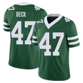 New York #47 Andrew Player Football V Neck Short Sleeve Green Jersey Beck For Men Youth Women Gift