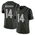 New York #14 Austin Player Football V Neck Short Sleeve Gotham Green Jersey McNamara For Men Youth Women Gift