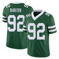 New York #92 Ben Player Football V Neck Short Sleeve Green Jersey Barten For Men Youth Women Gift