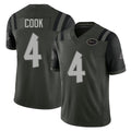 New York #4 Brady Player Football V Neck Short Sleeve Gotham Green Jersey Cook For Men Youth Women Gift
