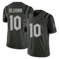 New York #10 Cade Player Football V Neck Short Sleeve Gotham Green Jersey Klubnik For Men Youth Women Gift
