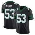 New York #53 Chase Player Football V Neck Short Sleeve Black Jersey Wilson For Men Youth Women Gift