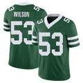 New York #53 Chase Player Football V Neck Short Sleeve Green Jersey Wilson For Men Youth Women Gift