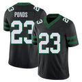 New York #23  D'Angelo Player Football V Neck Short Sleeve Black Jersey Ponds For Men Youth Women Gift