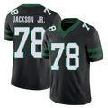 New York #78 Darrell Player Football V Neck Short Sleeve Black Jersey Jackson Jr. For Men Youth Women Gift