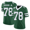 New York #78 Darrell Player Football V Neck Short Sleeve Green Jersey Jackson Jr. For Men Youth Women Gift